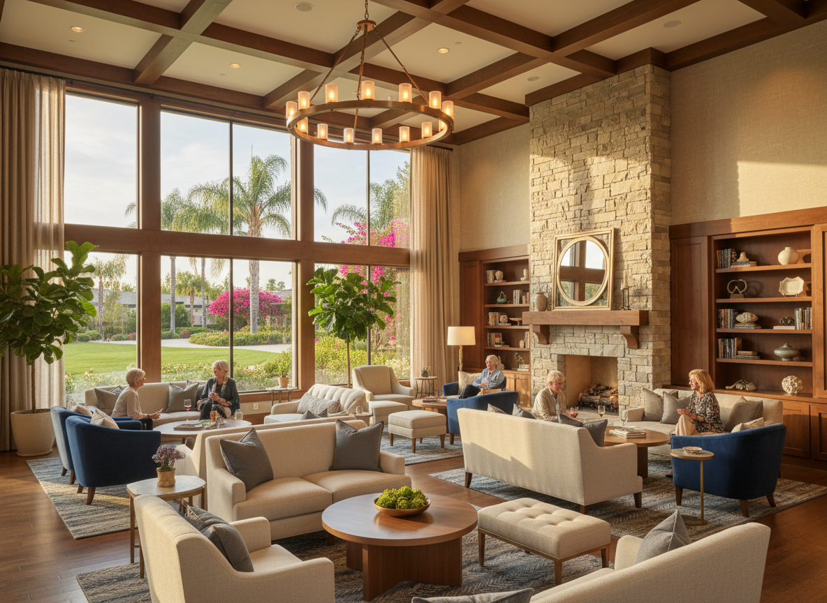 Clubhouse interiors at Laguna Woods Village