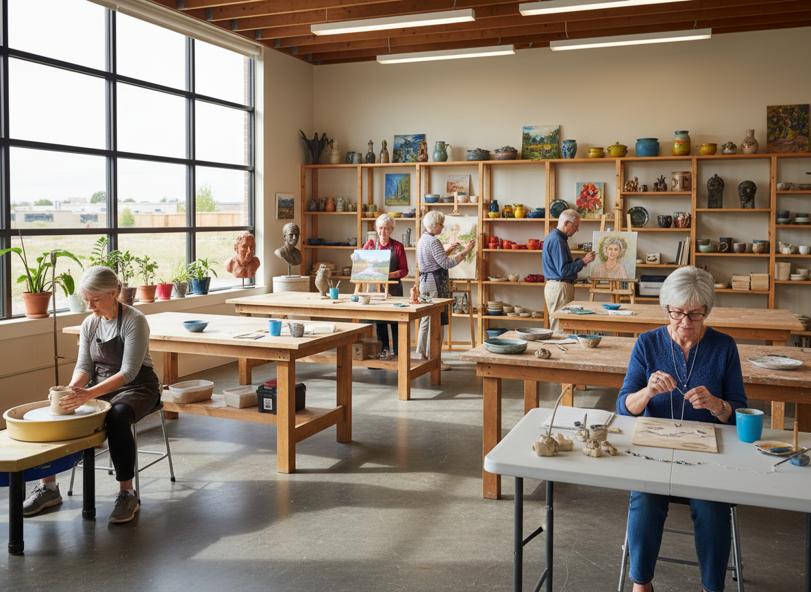 Arts and crafts studios at Laguna Woods Village