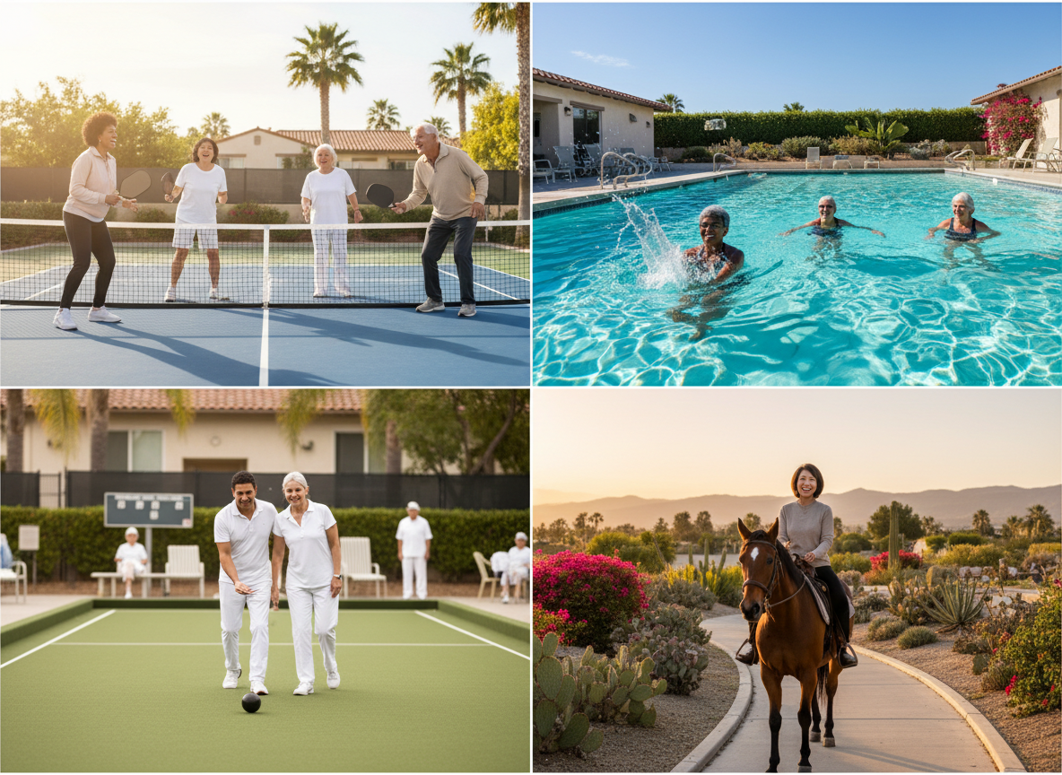 Recreation and fitness amenities at Laguna Woods Village