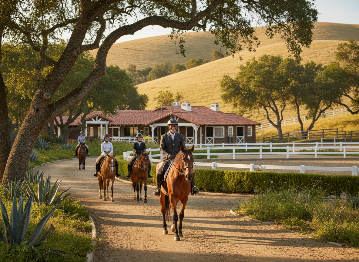 Horseback riding and equestrian facilities at Laguna Woods Village